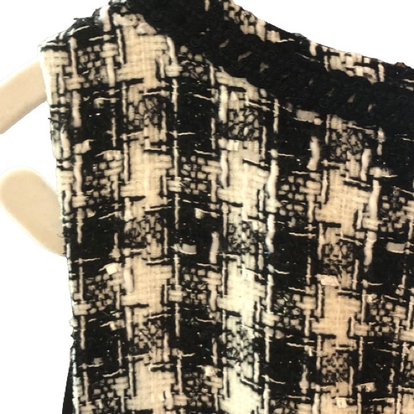 NWOT Karl Lagerfeld Paris Shift Sleeveless Tweed Dress Size 6 - Picture 5 of 8